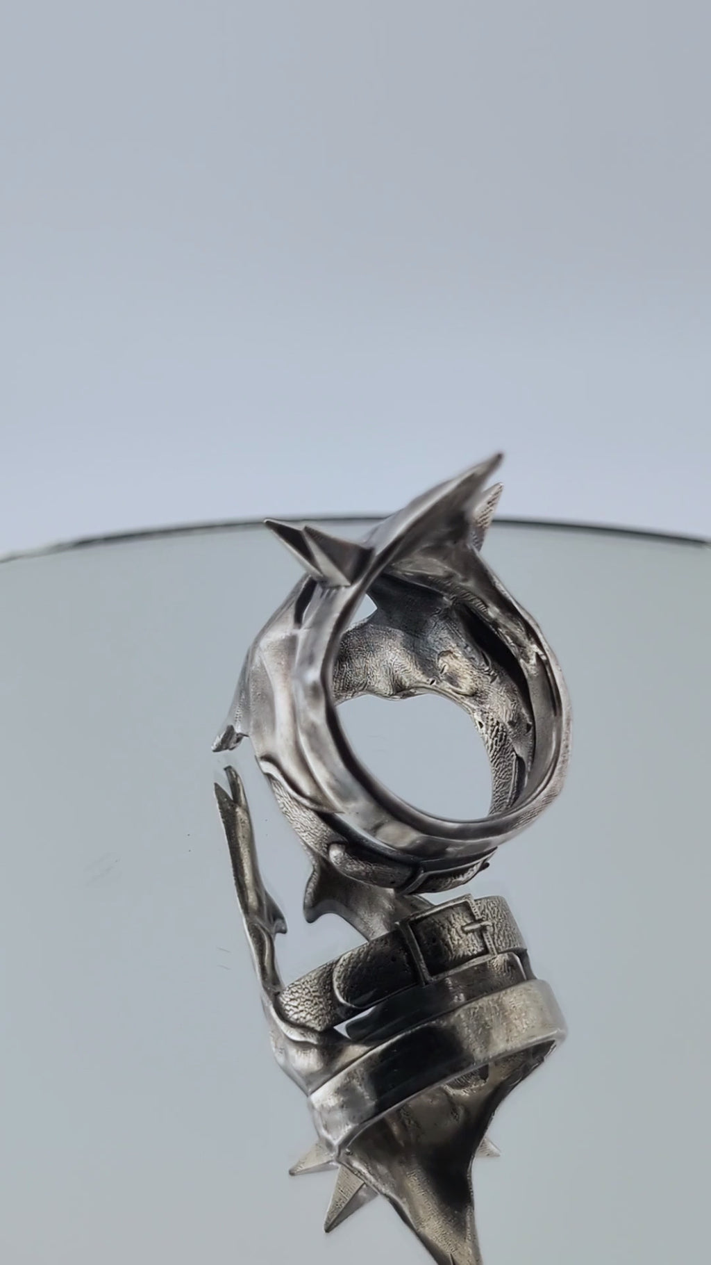 Witch king of angmar sterling silver self defense ring
