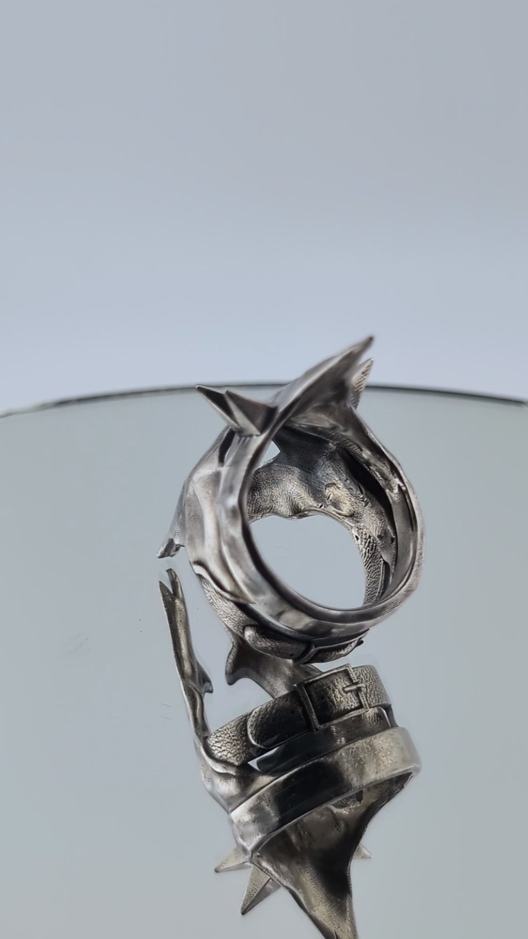Witch king of angmar sterling silver self defense ring