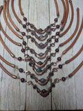 Lab created Kyoto opal choker necklace