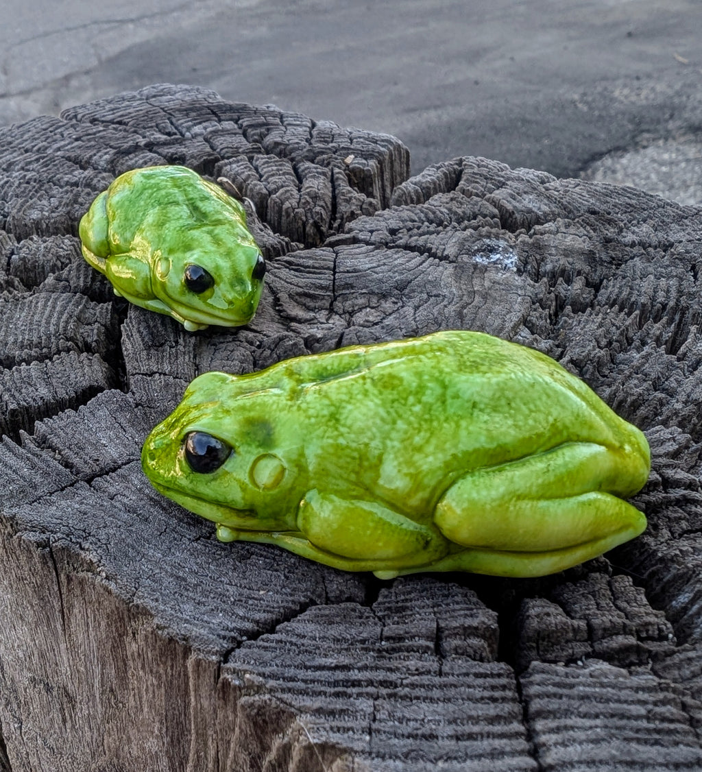 Green Tree frog pin