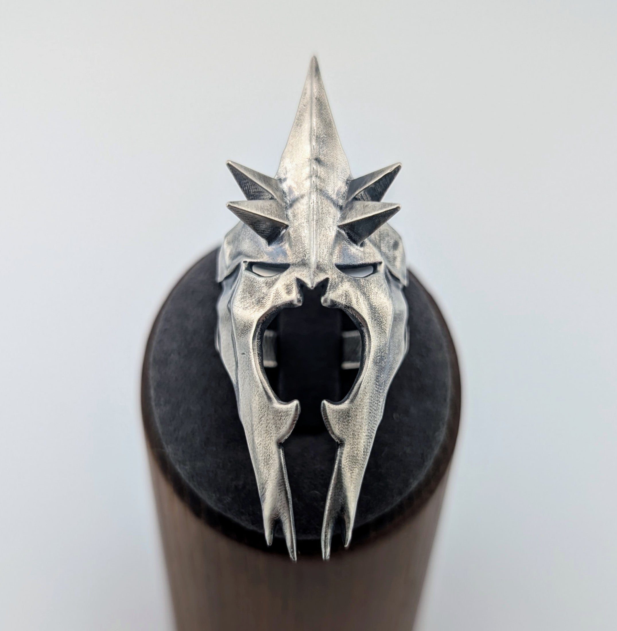 Witch king of angmar sterling silver self defense ring