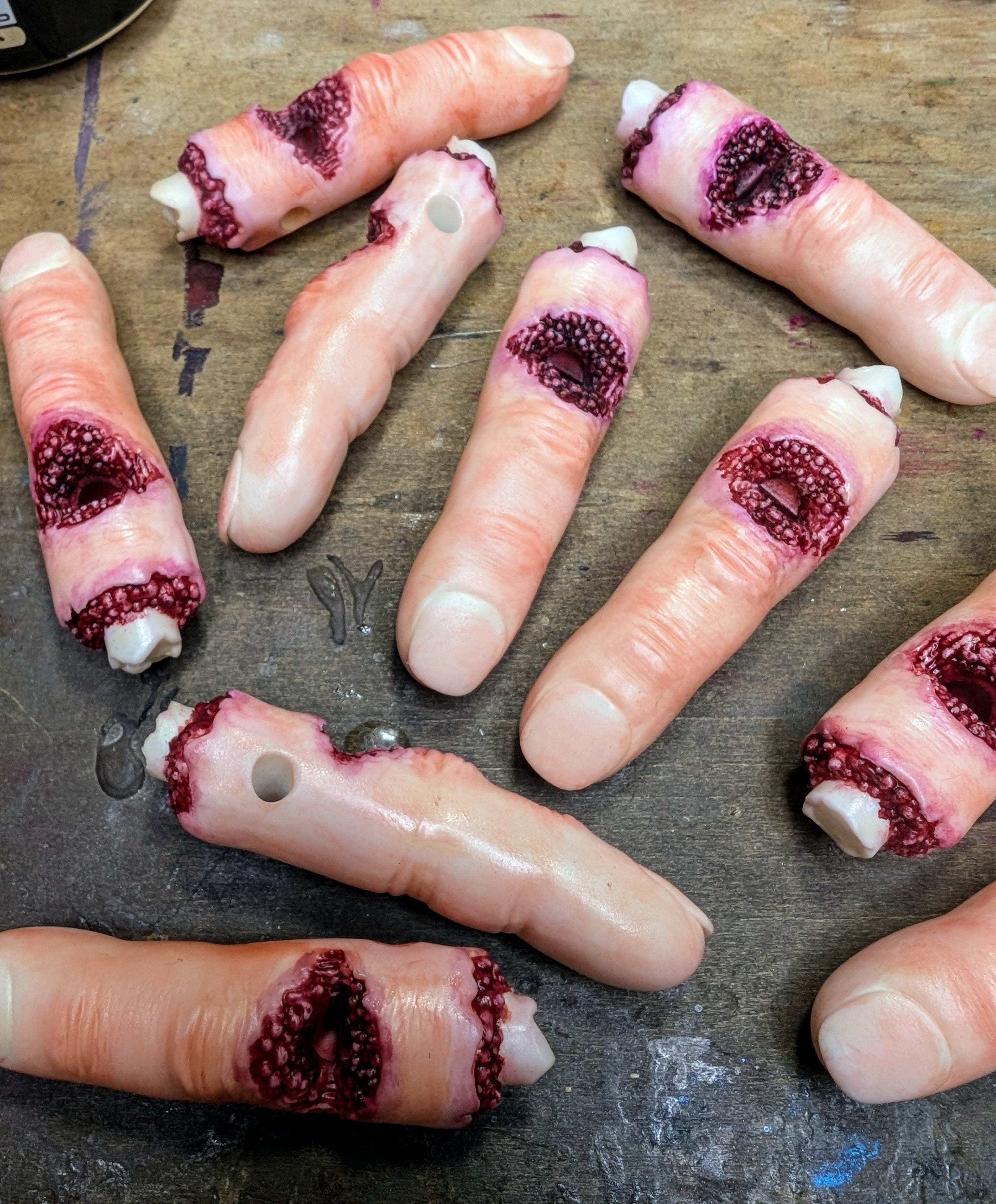 Severed finger whistle