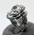 Earth mother sterling silver ring